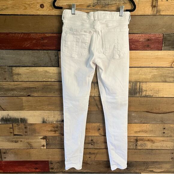 Rag & Bone White Cate Mid-Rise Skinny Jeans Size 25‎ - Picture 2 of 13